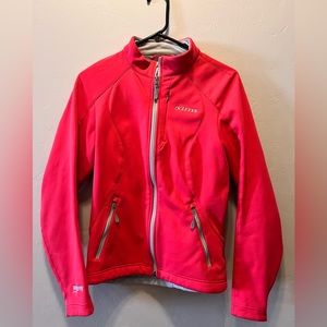 Klim Whistler Jacket Womens Pink Windstopper Full Zip Soft Shell Size Medium